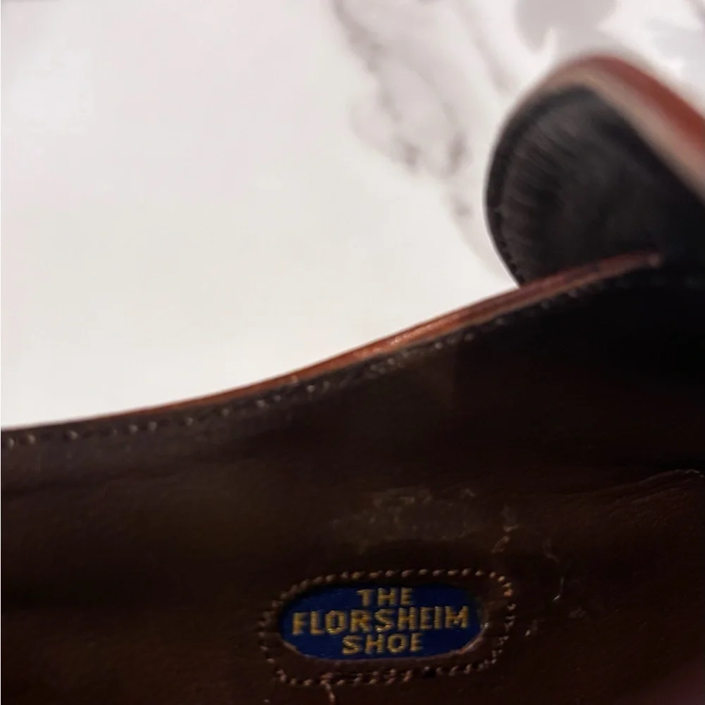 Florsheim Brown Leather Tassel Loafers